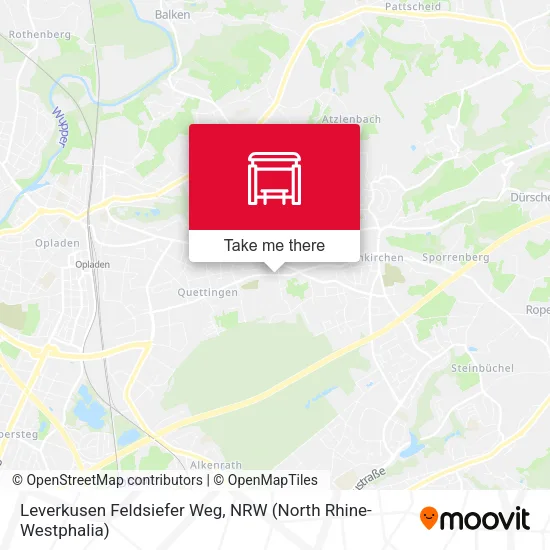 Карта Leverkusen Feldsiefer Weg