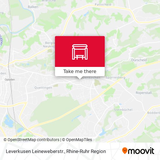 Leverkusen Leineweberstr. map