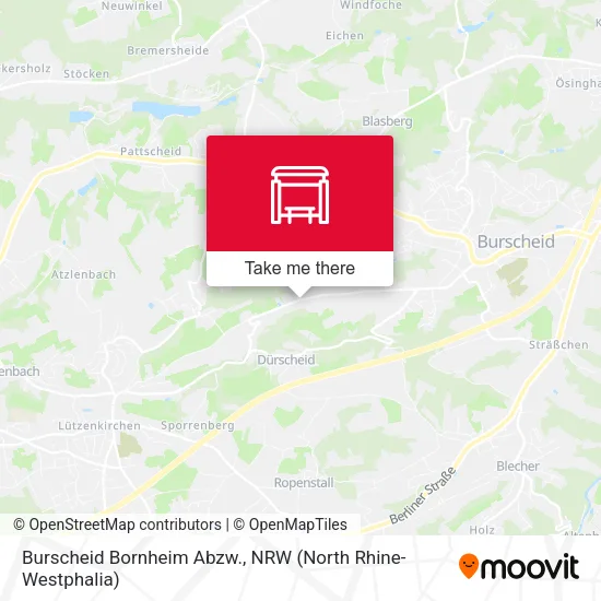 Карта Burscheid Bornheim Abzw.