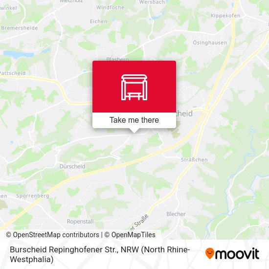 Карта Burscheid Repinghofener Str.