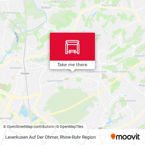 Leverkusen Auf Der Ohmer map