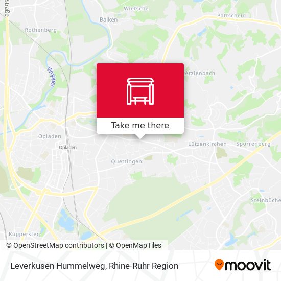 Leverkusen Hummelweg map