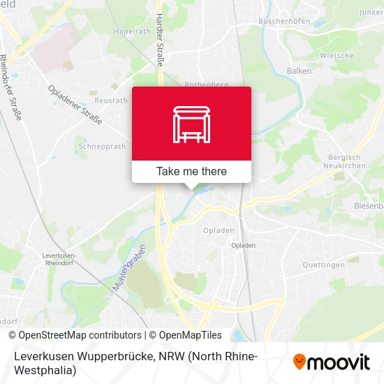 Карта Leverkusen Wupperbrücke