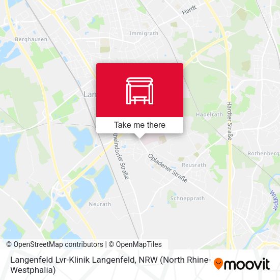 Карта Langenfeld Lvr-Klinik Langenfeld