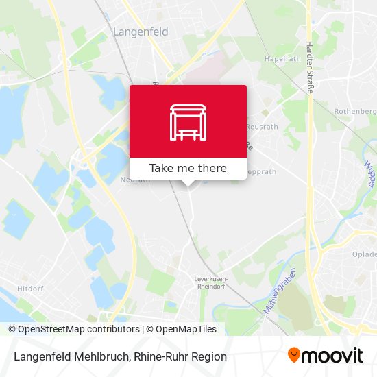 Langenfeld Mehlbruch map