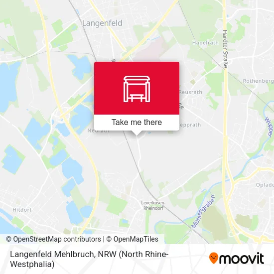 Карта Langenfeld Mehlbruch