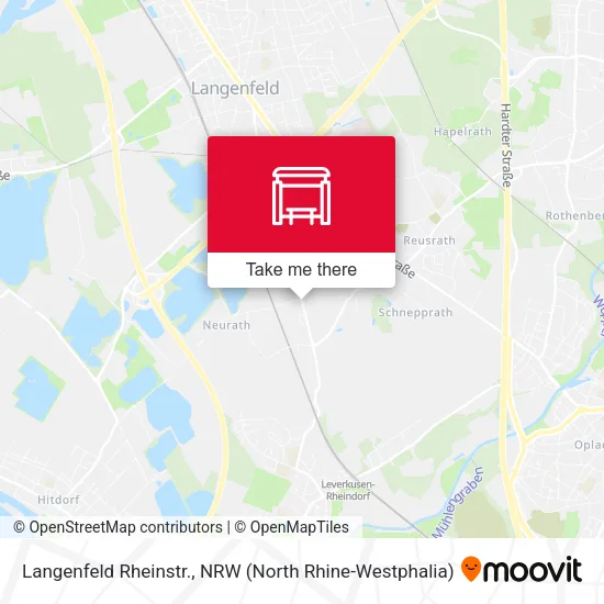 Карта Langenfeld Rheinstr.