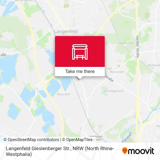 Карта Langenfeld Gieslenberger Str.