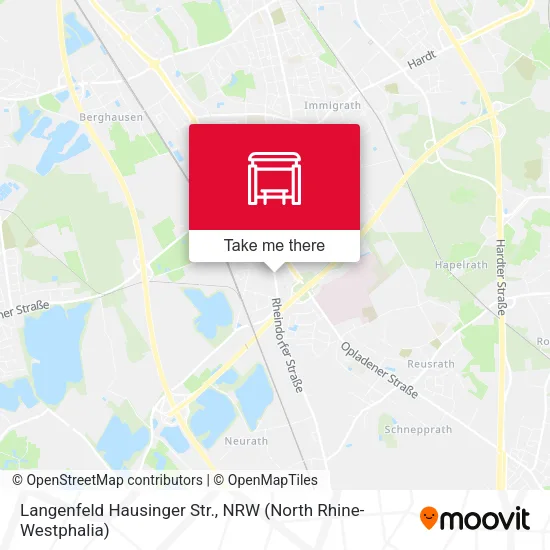 Карта Langenfeld Hausinger Str.