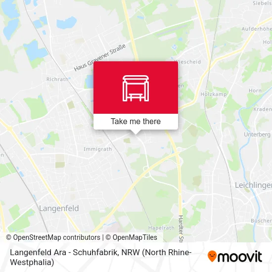 Карта Langenfeld Ara - Schuhfabrik
