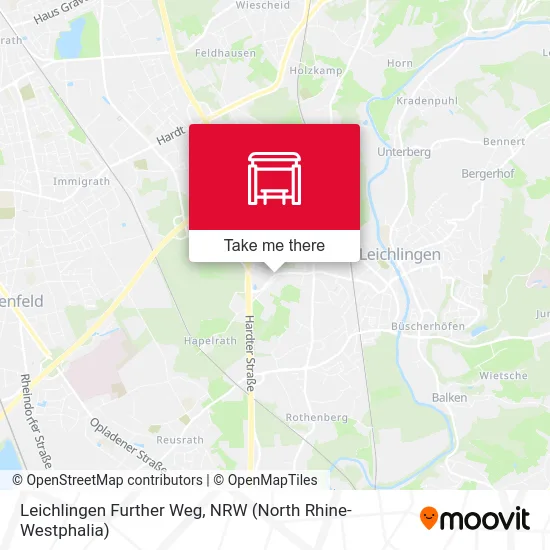 Leichlingen Further Weg map