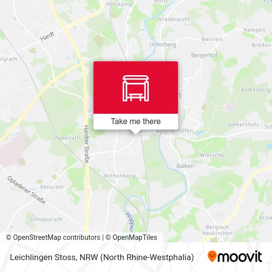 Карта Leichlingen Stoss