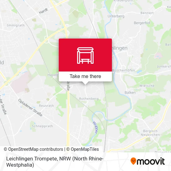 Карта Leichlingen Trompete