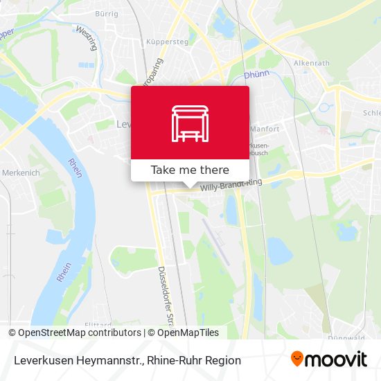 Leverkusen Heymannstr. map