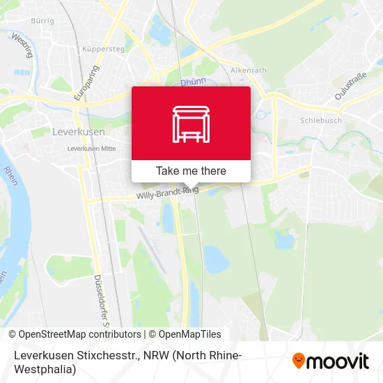 Leverkusen Stixchesstr. map