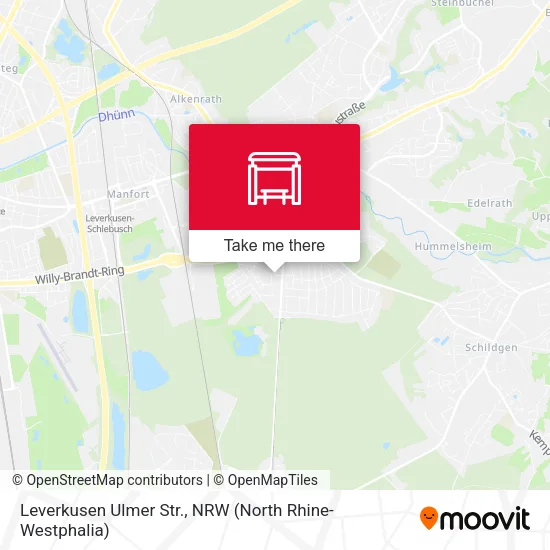 Карта Leverkusen Ulmer Str.