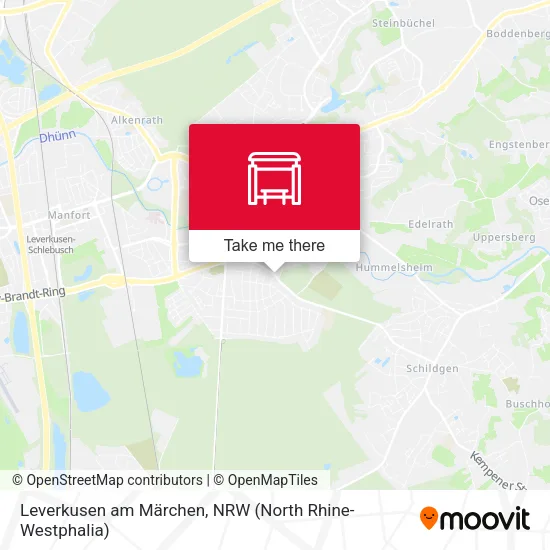 Карта Leverkusen am Märchen