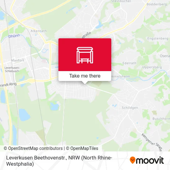 Leverkusen Beethovenstr. map