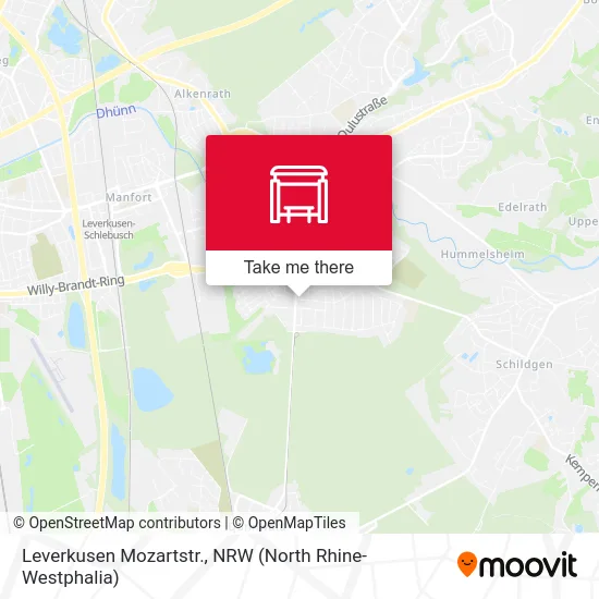 Leverkusen Mozartstr. map