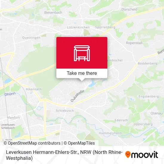 Карта Leverkusen Hermann-Ehlers-Str.