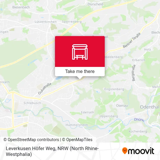 Leverkusen Höfer Weg map