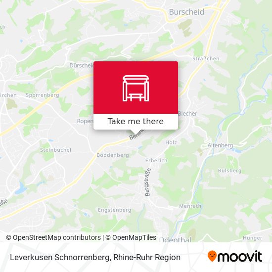 Leverkusen Schnorrenberg map