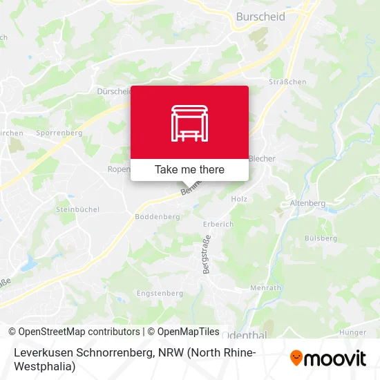 Leverkusen Schnorrenberg map