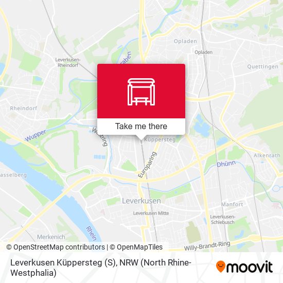 Leverkusen Küppersteg (S) map