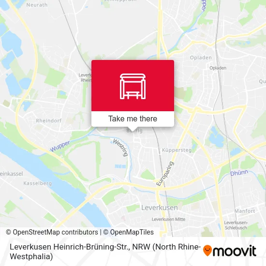 Карта Leverkusen Heinrich-Brüning-Str.