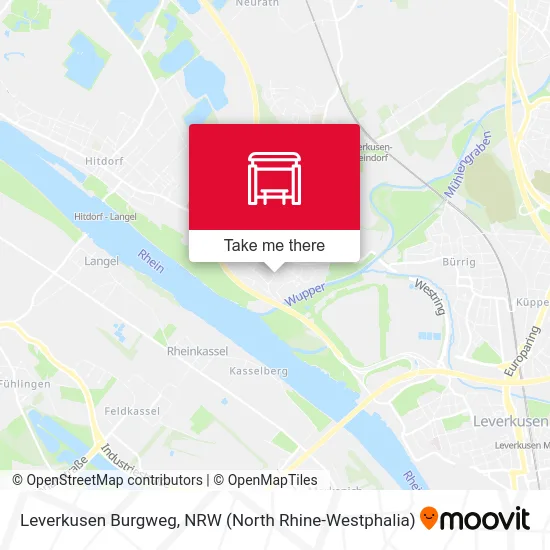 Leverkusen Burgweg map