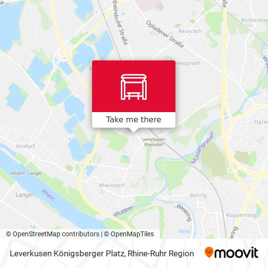 Карта Leverkusen Königsberger Platz