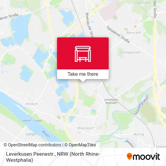 Карта Leverkusen Peenestr.