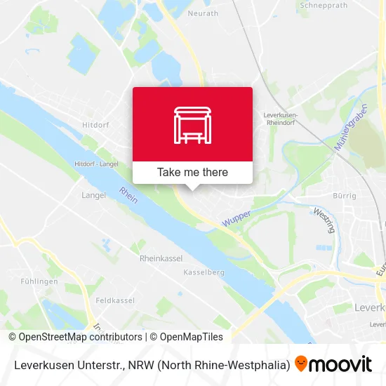 Карта Leverkusen Unterstr.