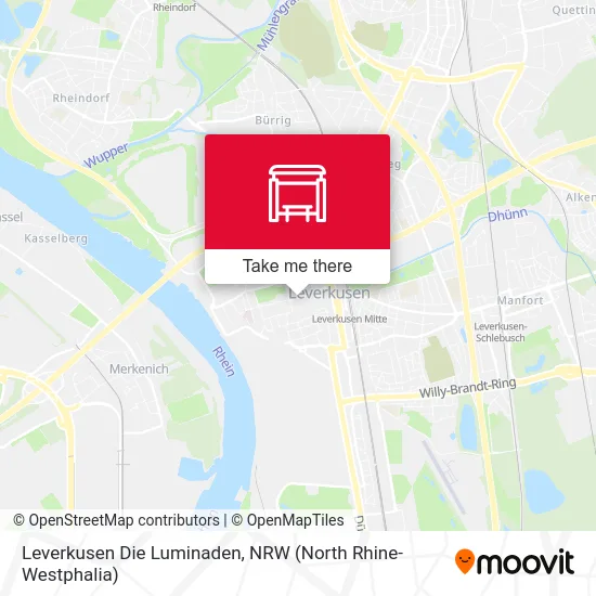Leverkusen Die Luminaden map