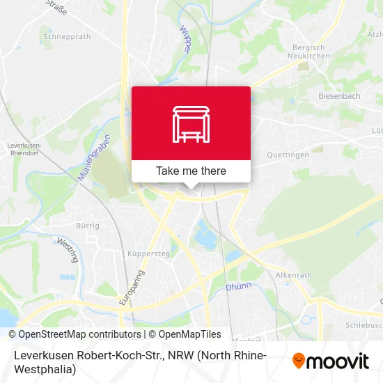 Leverkusen Robert-Koch-Str. map