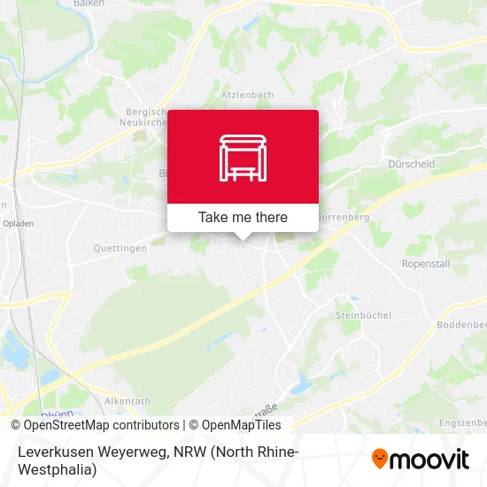 Leverkusen Weyerweg map