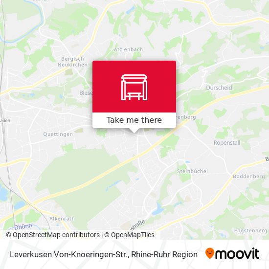 Leverkusen Von-Knoeringen-Str. map