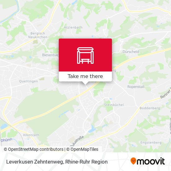 Leverkusen Zehntenweg map