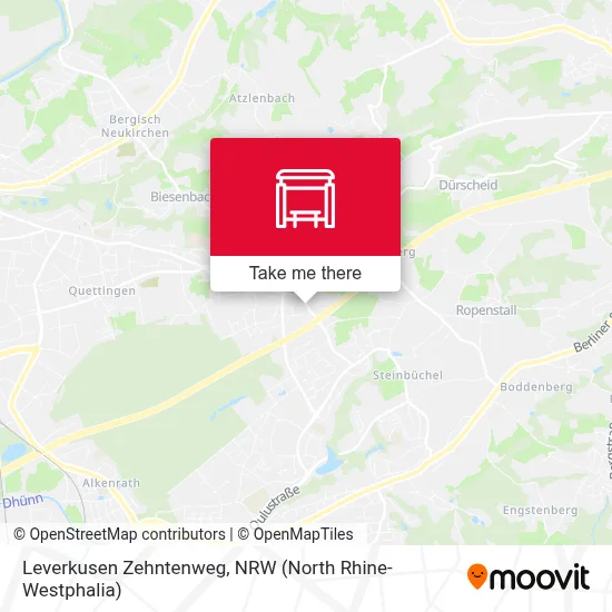 Leverkusen Zehntenweg map