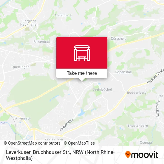 Карта Leverkusen Bruchhauser Str.