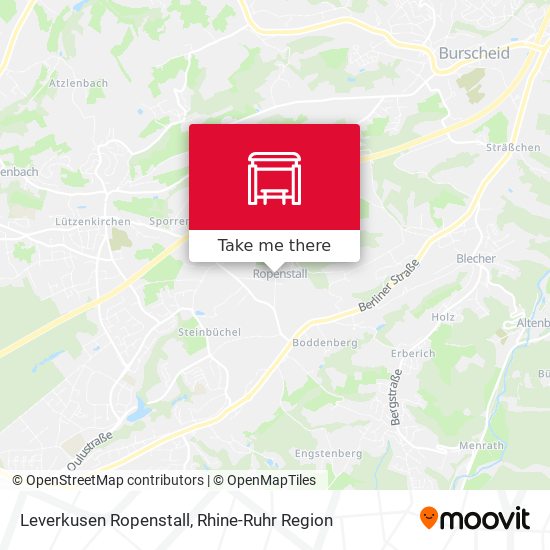 Leverkusen Ropenstall map