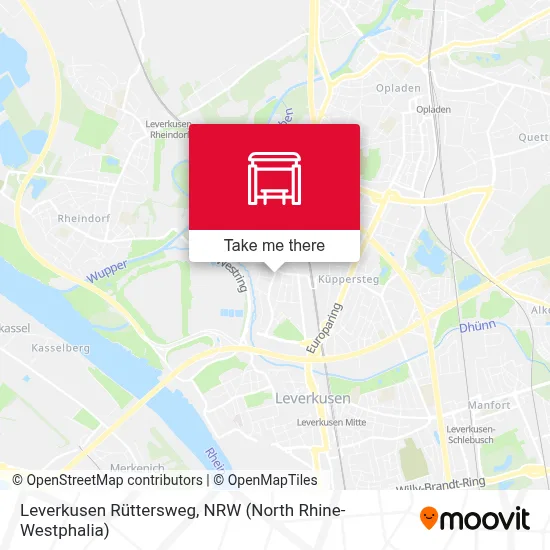 Leverkusen Rüttersweg map