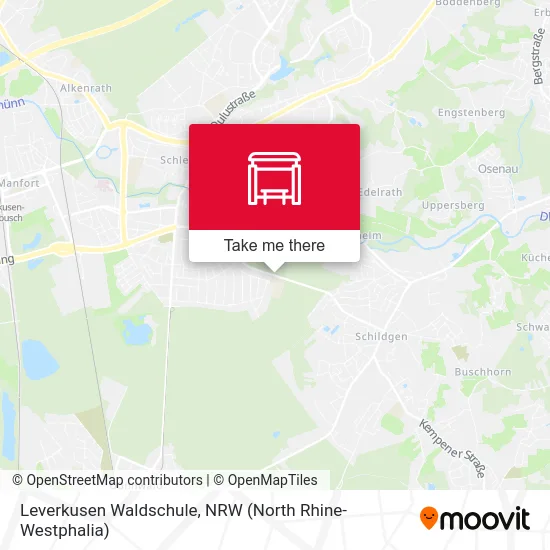 Leverkusen Waldschule map