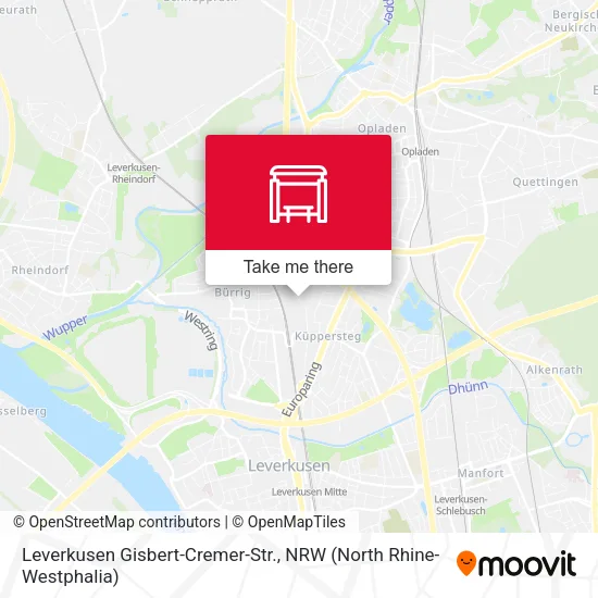 Карта Leverkusen Gisbert-Cremer-Str.
