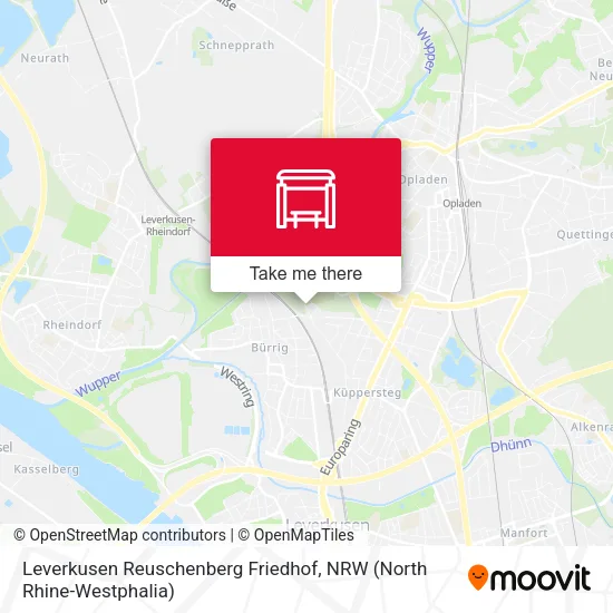 Leverkusen Reuschenberg Friedhof map