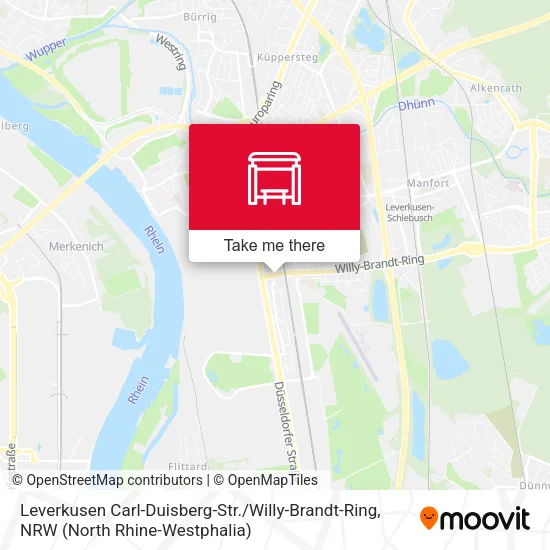Карта Leverkusen Carl-Duisberg-Str. / Willy-Brandt-Ring