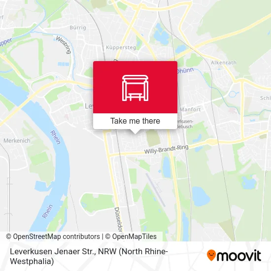 Карта Leverkusen Jenaer Str.