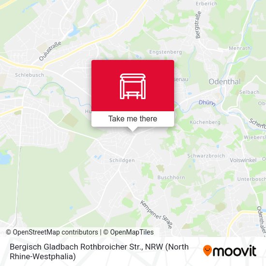 Карта Bergisch Gladbach Rothbroicher Str.