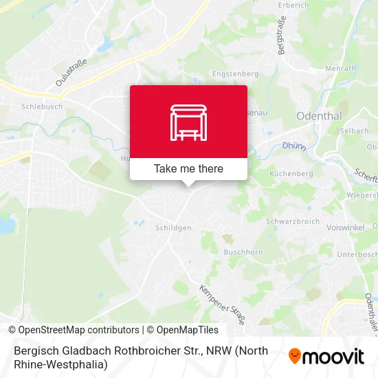Карта Bergisch Gladbach Rothbroicher Str.