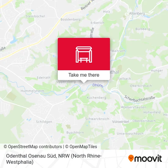 Odenthal Osenau Süd map